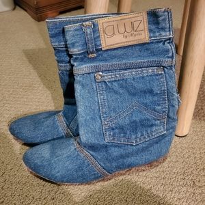 Denim Cowboy boots size 9 Women's g. Wiz by Myers jeans denim